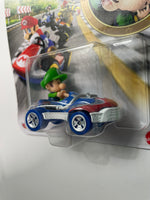 Hot Wheels 1/64 Mario Kart Baby Luigi w/ Sneeker Blue