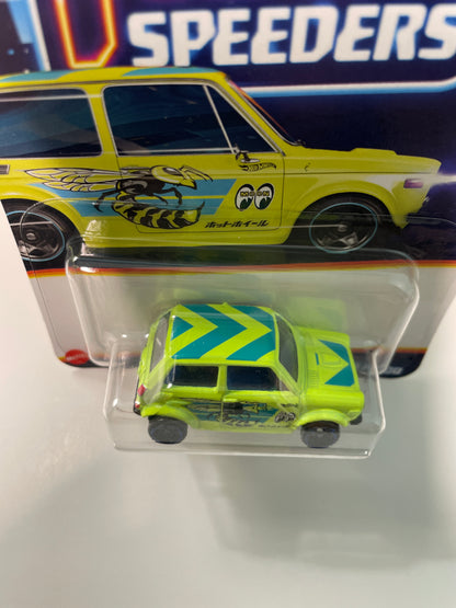 Hot Wheels 1/64 Neon Speeders Custom ‘70 Honda N600 Green