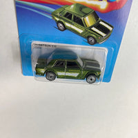Hot Wheels 1/64 Ultra Hots ‘71 Datsun 510 Green - Damaged Card