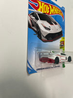 Hot Wheels 1/64 Lamborghini Huracan LP 620-2 Super Trofeo White - Damaged Card