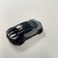 *Loose* Hot Wheels 1/64 Car Culture ‘16 Bugatti Chiron Black & Grey