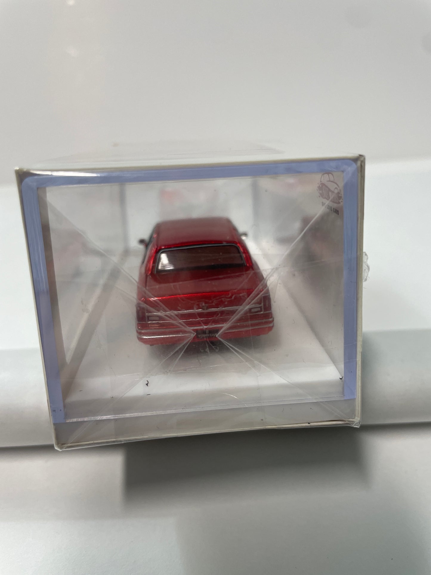 MK Miniatures 1/64 2025 Auto Expo Singapore Lincoln Town Car Red