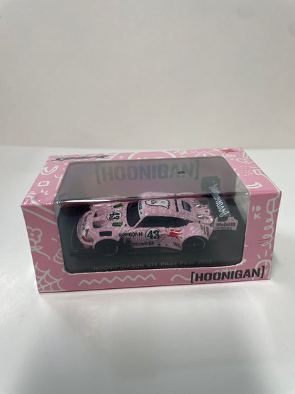 Spark Model 1/64 Hoonipigasus 911 #43 Pikes Peak 2022 Pink - 64SO53