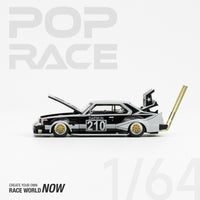 Pop Race 1/64 Nissan Skyline C210 Bosozoku Style Black