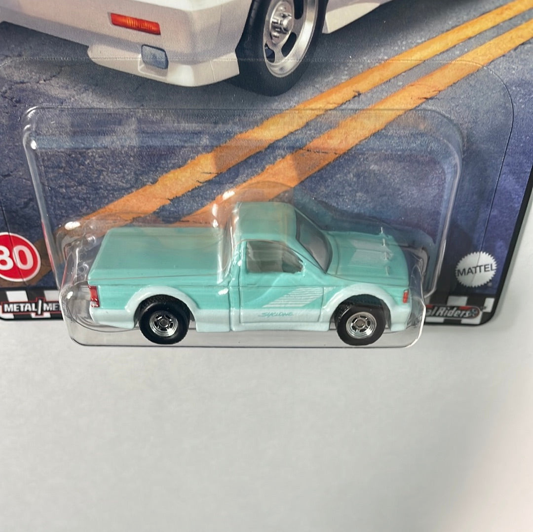 Hot Wheels 1/64 HW Boulevard ‘91 GMC Syclone Blue - Damaged Box