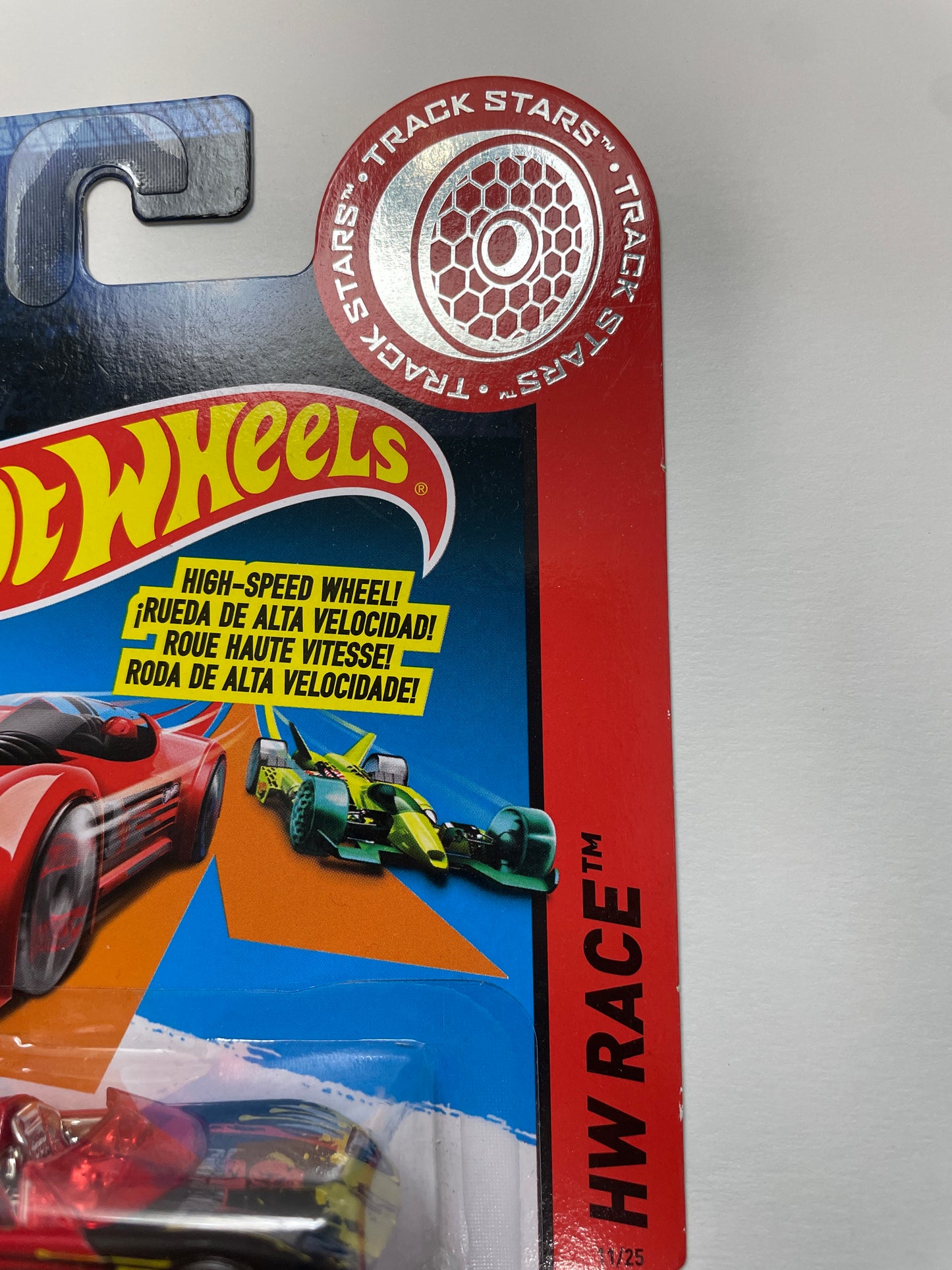 Hot Wheels 1/64 High Speed Wheels Track Stars Ford GTX-1 Red BDW24
