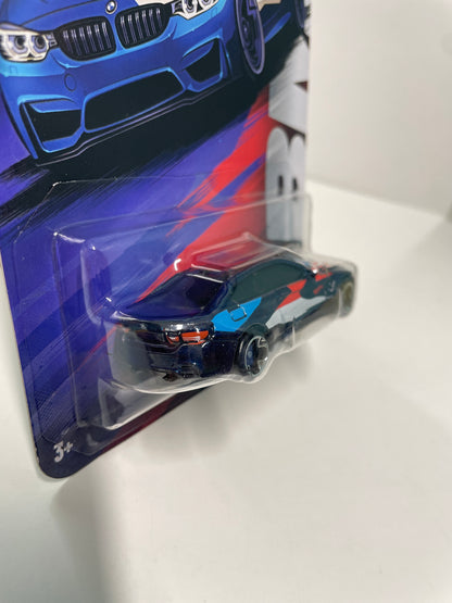 Hot Wheels 1/64 BMW Silver Series BMW M4 Blue