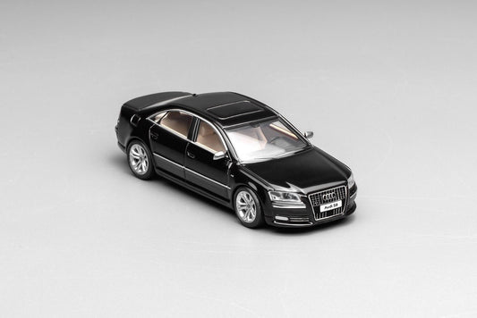 Motorhelix 1/64 Audi S8 2008 Brilliant Black - M68216