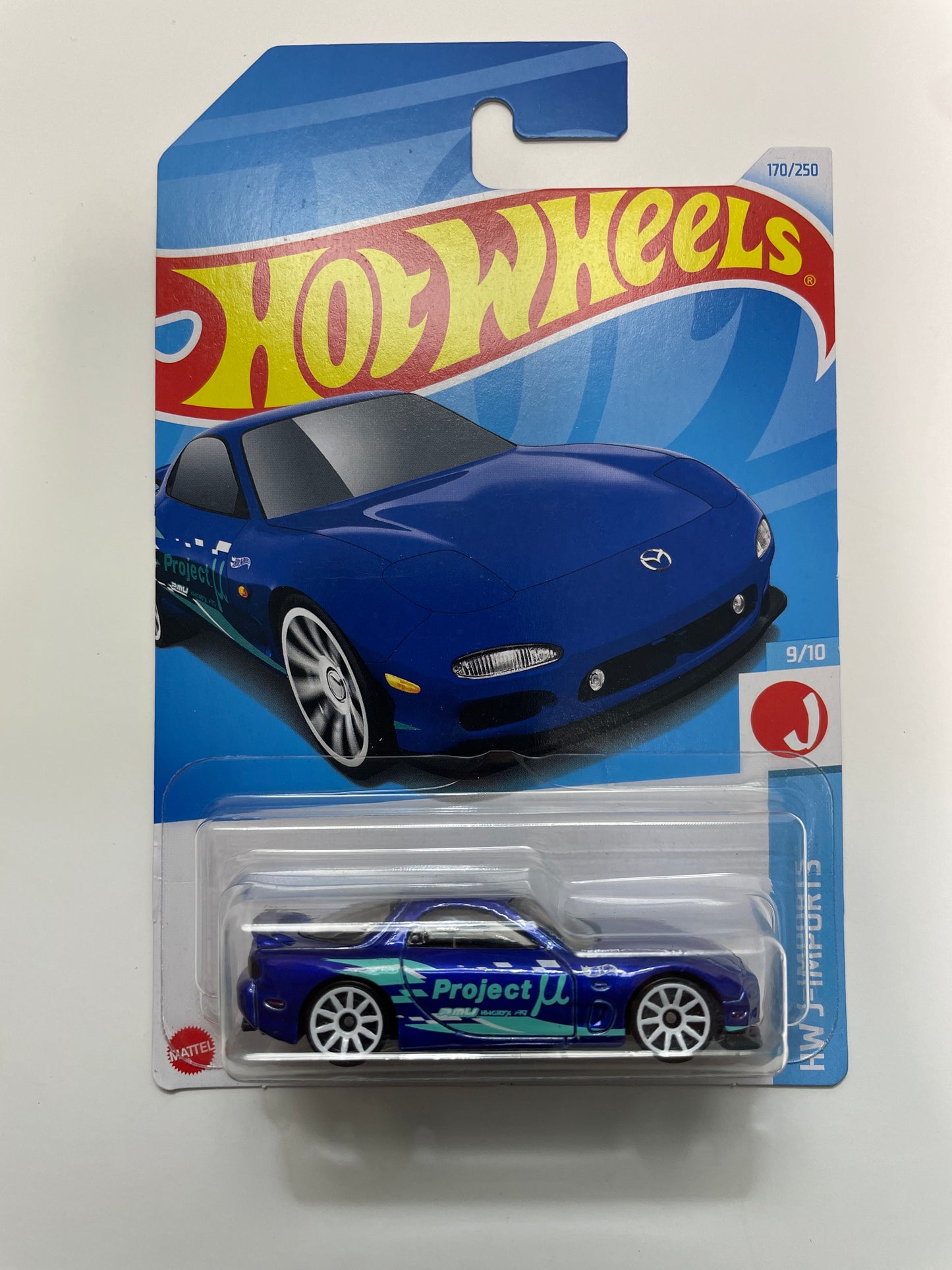 Hot Wheels 1/64 ‘95 Mazda RX-7 Blue