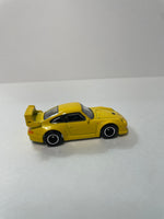 *Loose* Hot Wheels 1/64 Premium Car Culture 2 Pack Porsche 993 GT2 Yellow