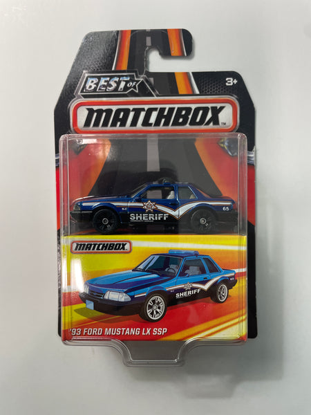 Matchbox 1/64 Best of Matchbox ‘93 Ford Mustang LX SSP Blue - Damaged Card