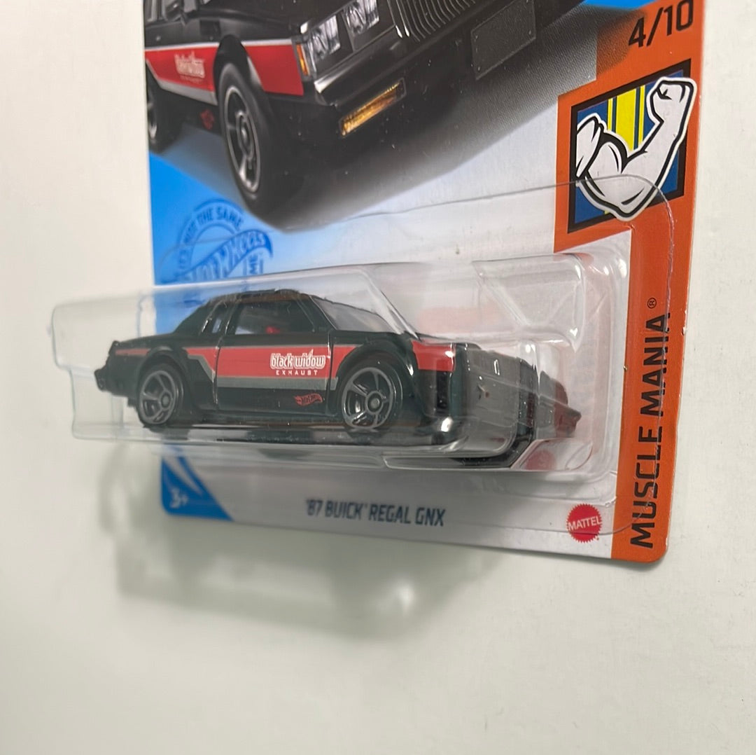 Hot Wheels 1/64 Kroger Exclusive ‘87 Buick Regal GNX Black - Damaged Box