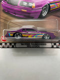 Hot Wheels 1/64 Boulevard Mix W ‘86 Ford Thunderbird Pro Stock Purple - Damaged Card