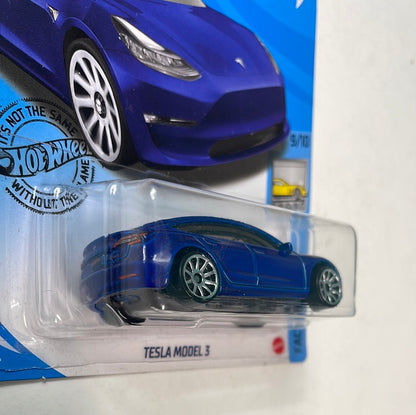Hot Wheels 1/64 Tesla Model 3 Blue