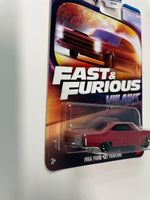Hot Wheels 1/64 Fast And Furious Villains 1966 Ford 427 Fairlane Red