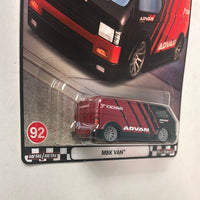 Hot Wheels 1/64 Boulevard Mix U MBK Van Black & Red