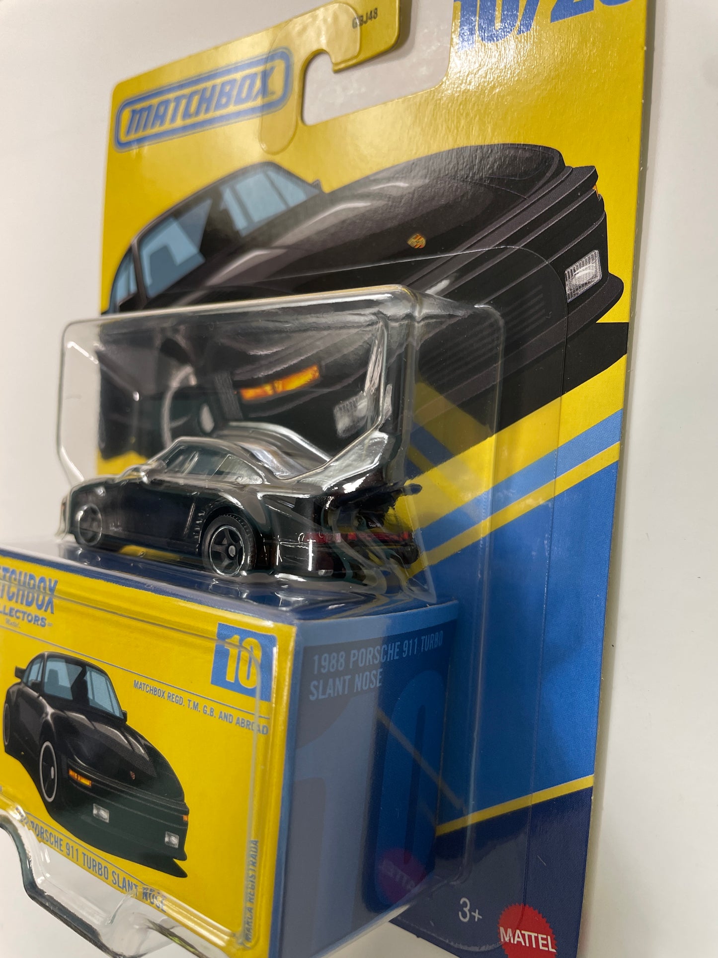 Matchbox Collectors 1/64 1988 Porsche 911 Turbo Slant Nose Black - JJV95