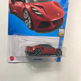 Hot Wheels 1/64 Lotus Emira Red - Damaged Card