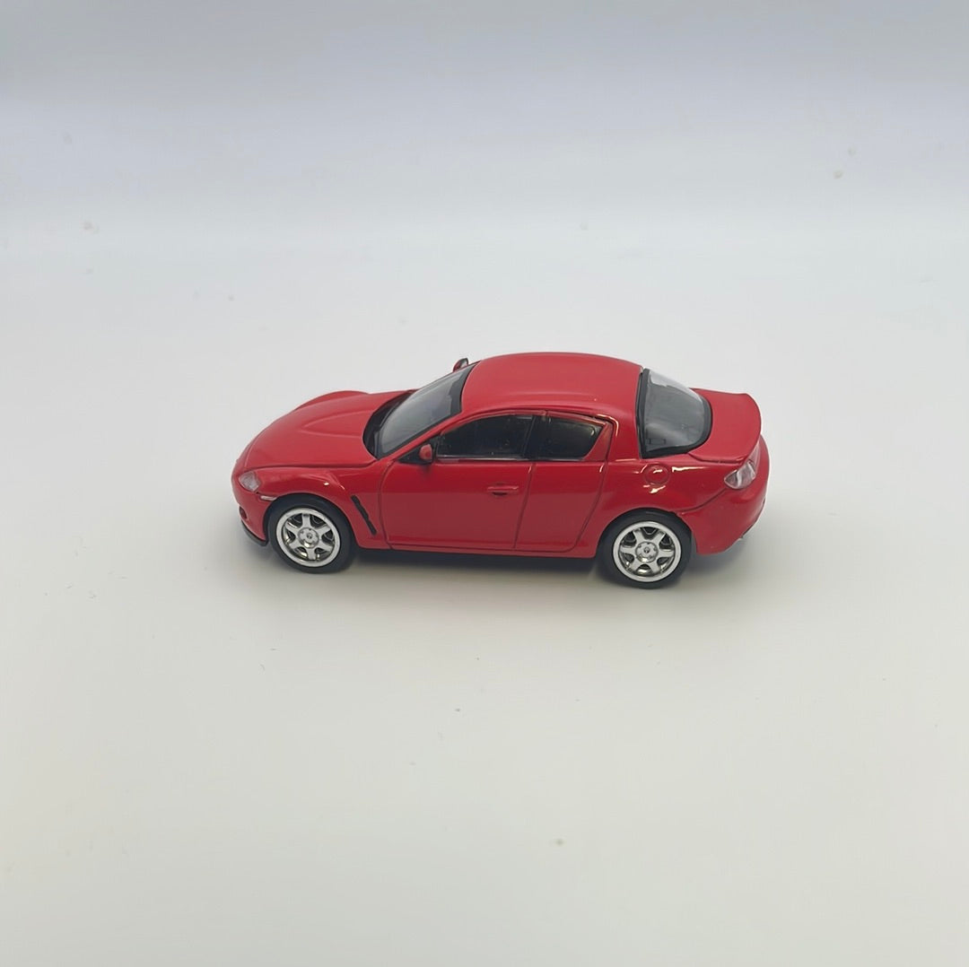 1/64 Unique Model Mazda RX-8 Red – Flipn Diecast