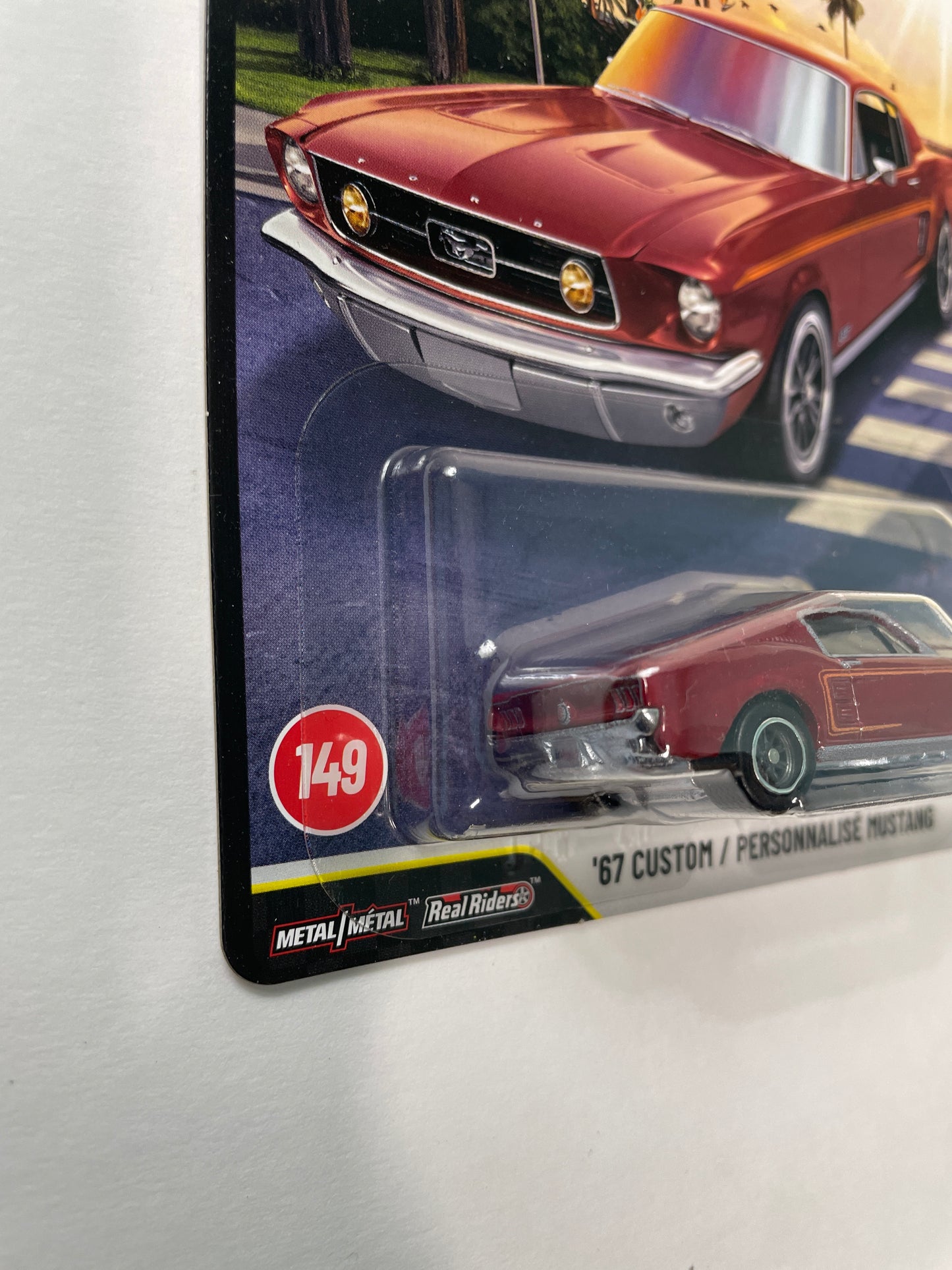 Hot Wheels 1/64 2026 Boulevard Mix G '67 Custom/ Personnalise Ford Mustang Red - JHW40