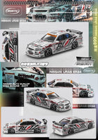 Mortal Model 1/64 Blitz Ken Nomura D1 Nissan Skyline  ER34 2007 White