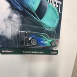 Hot Wheels Car Culture Pandem Subaru BRZ Slide Street Blue & Green