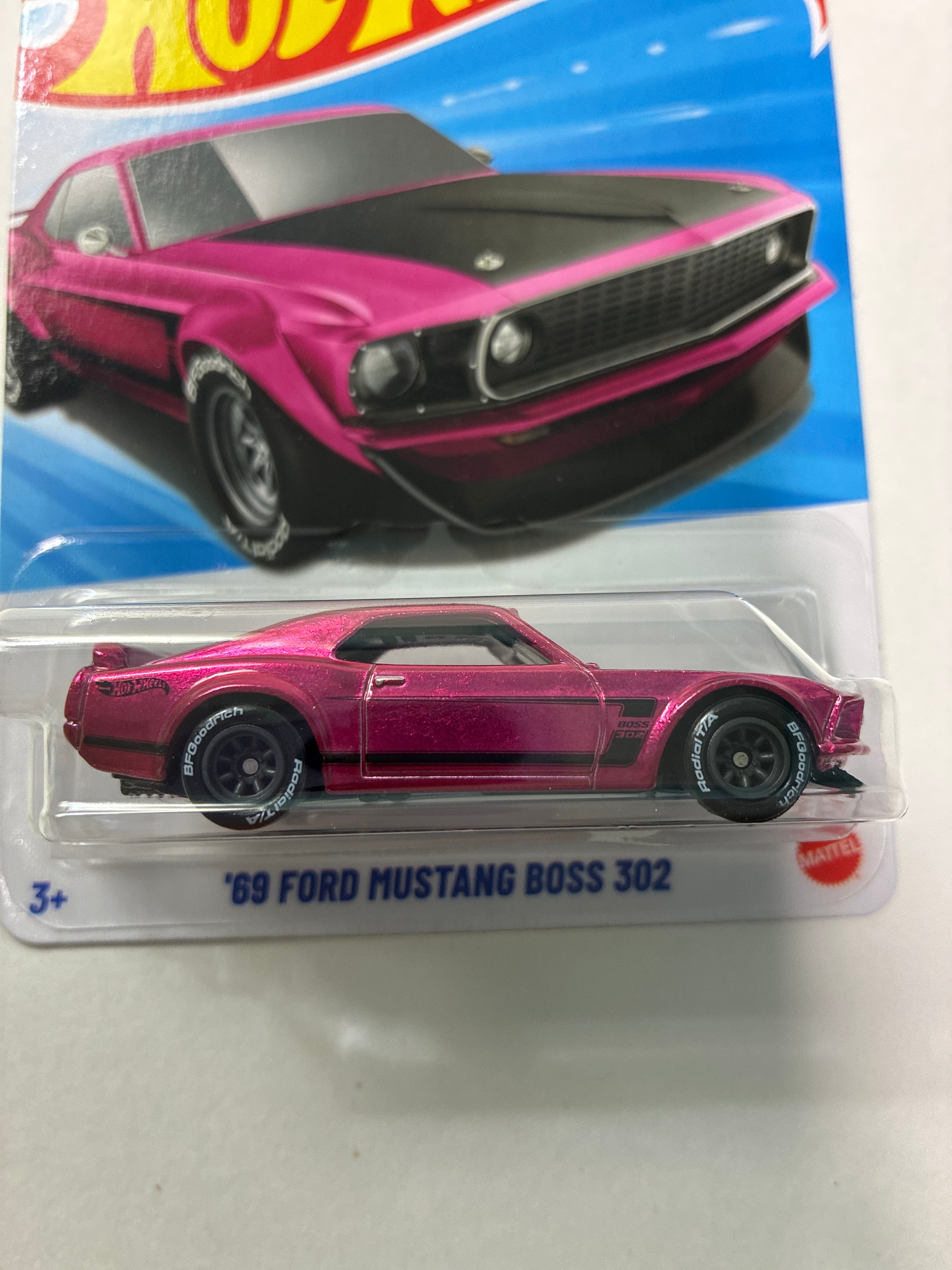 Hot Wheels 1/64 Legends Tour '69 Ford Mustang Boss 302 Pink