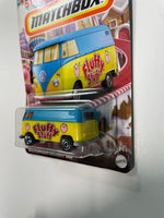 Matchbox 1/64 Fluffy Stuff Volkswagen Delivery Van Blue & Yellow