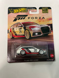 Hot Wheels 1/64 Pop Culture Forza ‘17 Audi RS 6 Avant White - Damaged Card