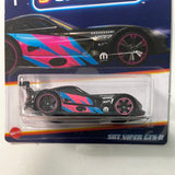 Hot Wheels 1/64 Neon Speeders SRT Viper GTS-R Black & Pink