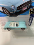 Hot Wheels 1/64 1956 Corvette Blue