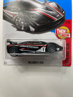 Hot Wheels 1/64 McLaren F1 GTR Black - Damaged Card