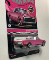 Hot Wheels 1/64 RLC Custom Fleetside Pink & White