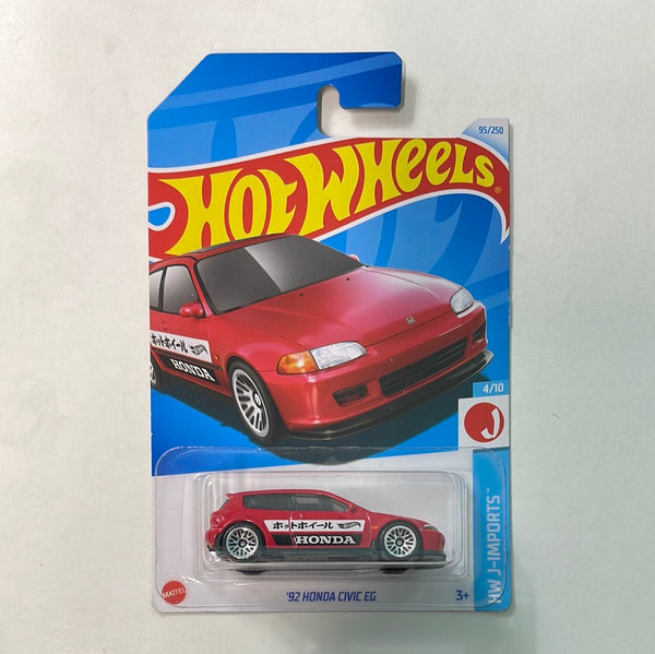 Hot Wheels 1/64 ‘92 Honda Civic EG Red
