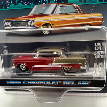 Greenlight 1/64 California Lowriders Series 3 1955 Chevrolet Bel Air Red