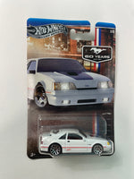 Hot Wheels 1/64 60 Years ‘84 Ford Mustang SVO White