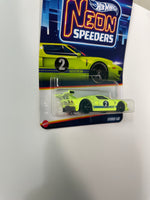 Hot Wheels 1/64 Neon Speeders Ford GT Green