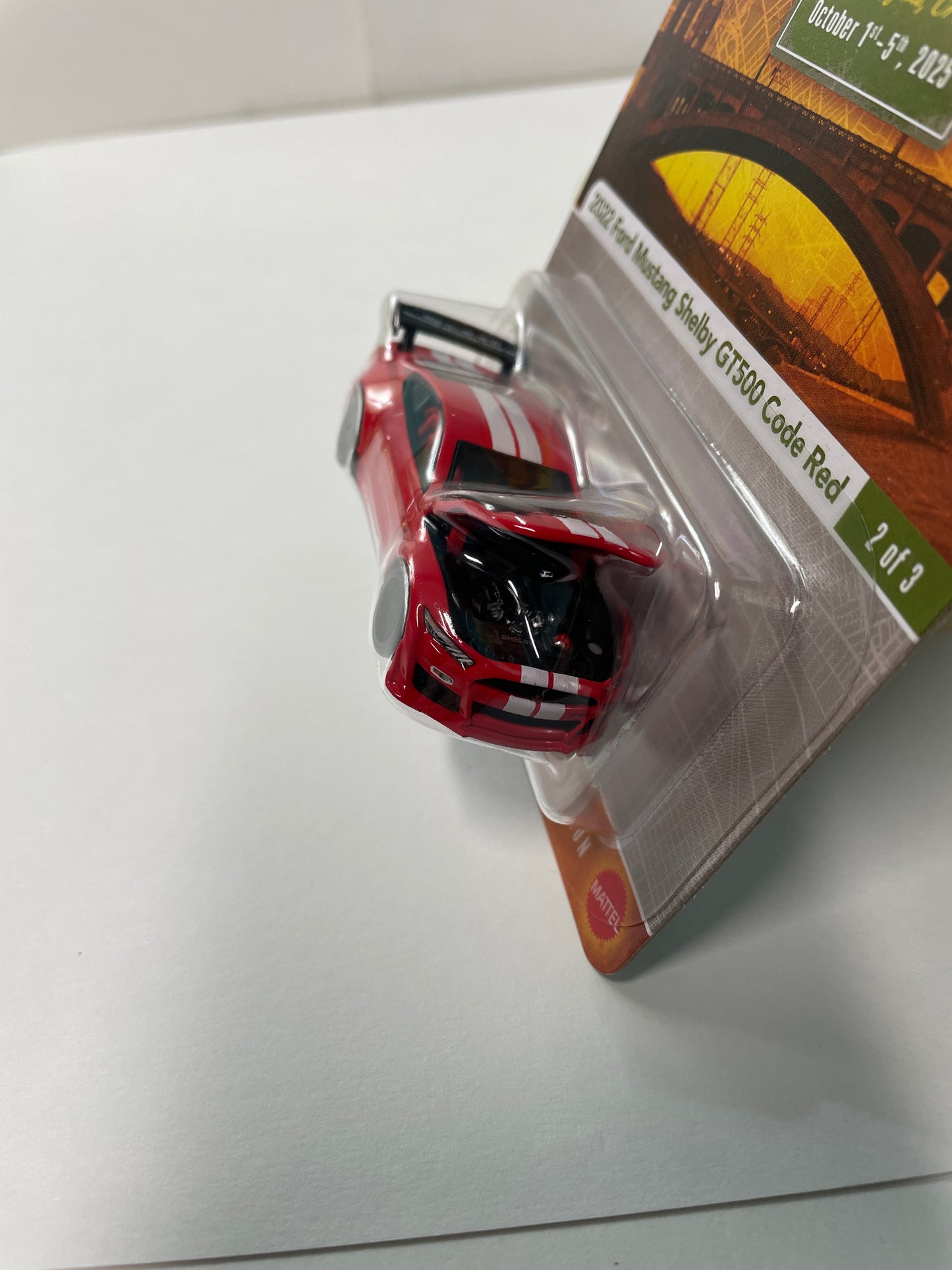 Hot Wheels 1/64 39th Annual Collectors Convention Los Angeles 2022 Ford Mustang Shelby GT500 Code Red