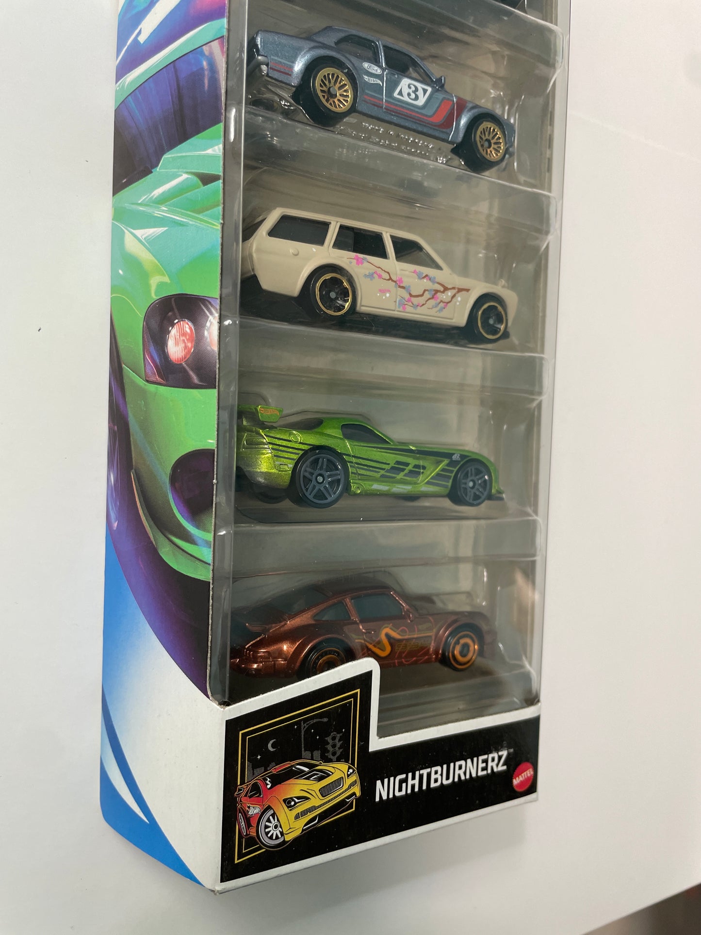 Hot Wheels 1/64 5 Pack Nightburnerz
