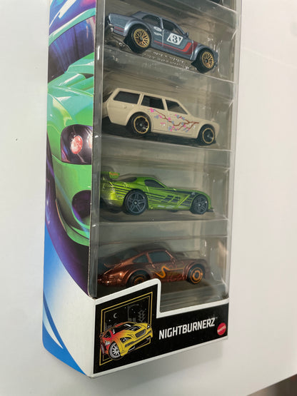 Hot Wheels 1/64 5 Pack Nightburnerz