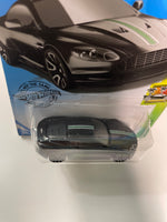 Hot Wheels 1/64 Aston Martin DBS Black - Damaged Card