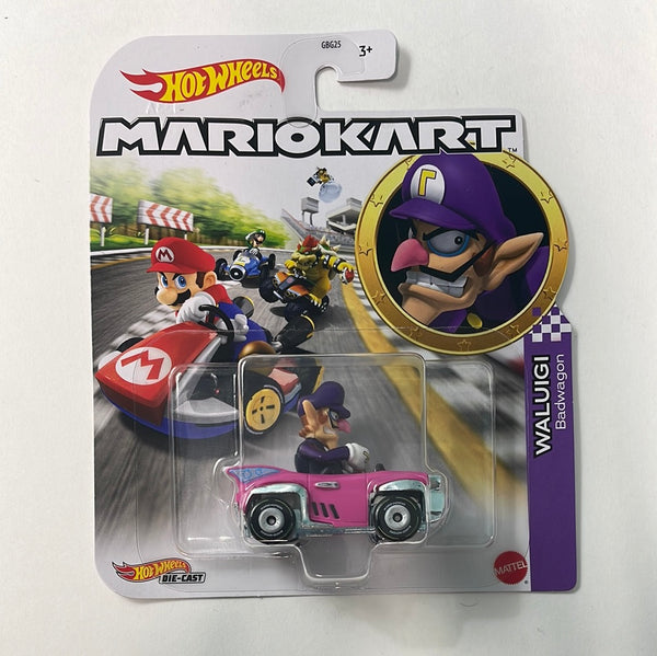 Hot Wheels 1/64 Mario Kart Waluigi - Badwagon