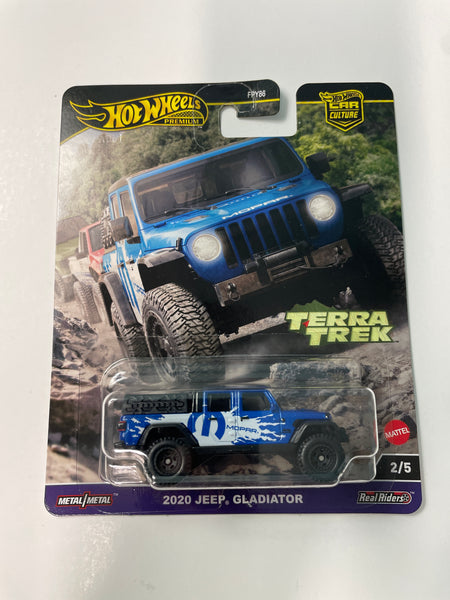 Hot Wheels 1/64 Car Culture Terra Trek 2020 Jeep Gladiator  Blue