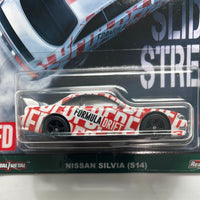 Hot Wheels 1/64 Car Culture Nissan Silvia (S14) Slide Street - Damaged Card