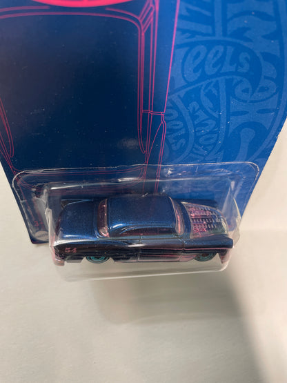 Hot Wheels 1/64 2022 Satin Blue & Pink Custom ‘53 Chevy Blue - Damaged Box