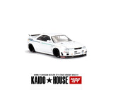 Mini GT Kaido House 1/64 Nissan Skyline GT-R (R33) Greddy GR33 V1 White