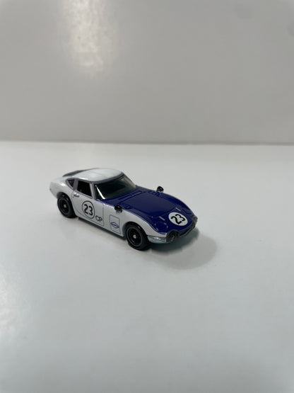 *Loose* Hot Wheels 1/64 Premium Car Culture 2 Pack Toyota 2000GT White & Blue
