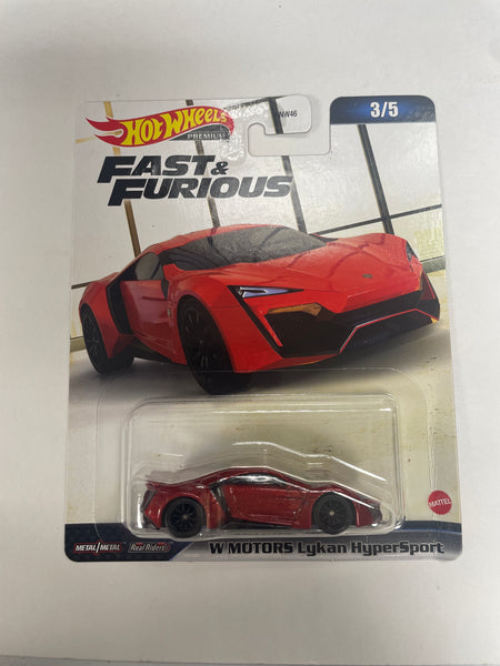 Hot Wheels Fast & Furious W Motors Lykan Hypersport - Damaged Card