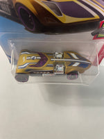 Hot Wheels 1/64 Treasure Hunt Twin Mill Gold & Black - Damaged Card