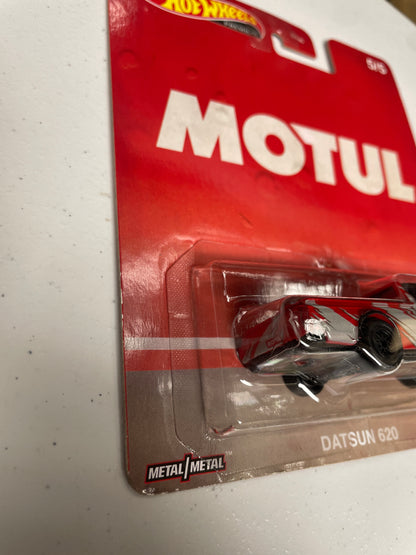 Hot Wheels 1/64 Pop Culture Vintage Oil Datsun 620 Red - Damaged Box